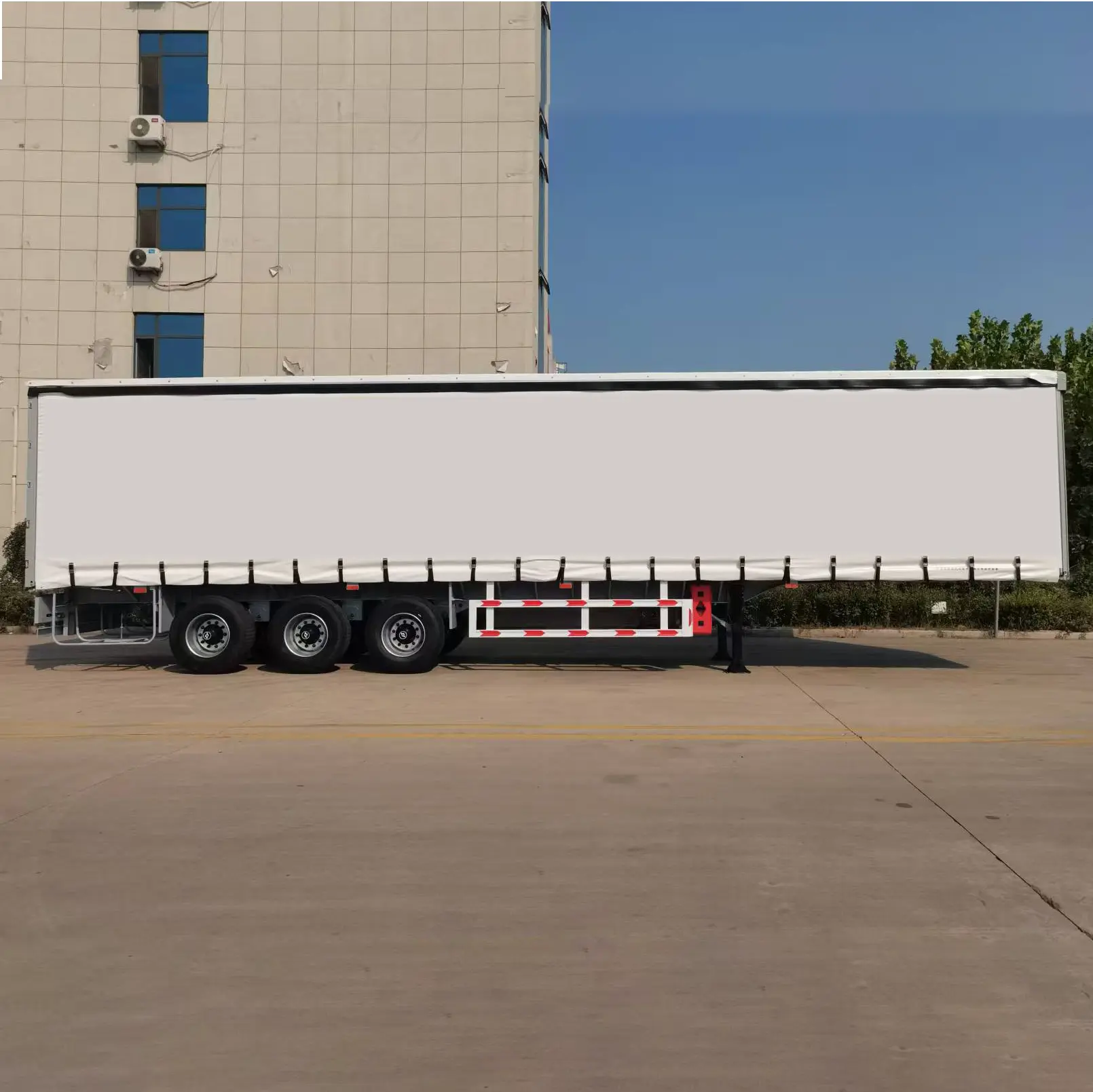 Heavy Duty 40T Curtain Side Semi Trailer high quality