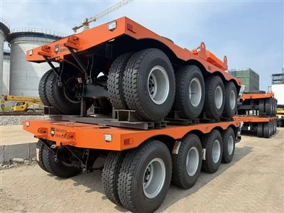 Trailer Dolly Tugas Berat 5 Baris 10 Gandar